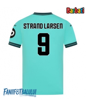 Wolves Jorgen Strand Larsen #9 Tricou Fotbal Replică 2025-26 Barbati Deplasare